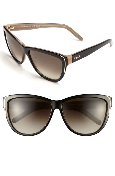 chloe oversized sunglasses|oversized chloe sunglasses brown women.